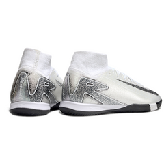 Nike Mercurial Superfly 10 Elite White and Black Indoor IC Football Boot