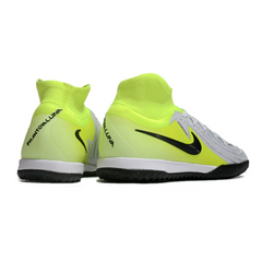 Scarpa da calcio da interno Nike Phantom Luna 2 Elite Mad Voltage Pack nera e arancione