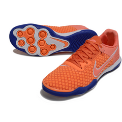 Botas de fútbol sala Nike Reactgato sin cordones naranja IC