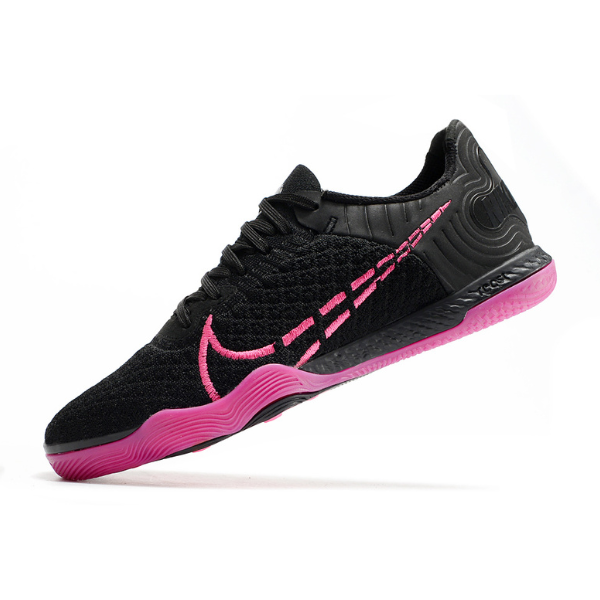 Chuteira Futsal Nike Reactgato IC Preta e Rosa - VENI Futebol