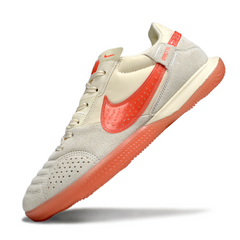 Botas de fútbol sala Nike Streetgato IC blancas y naranjas