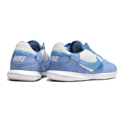 Nike Streetgato White and Blue Indoor IC Football Boot