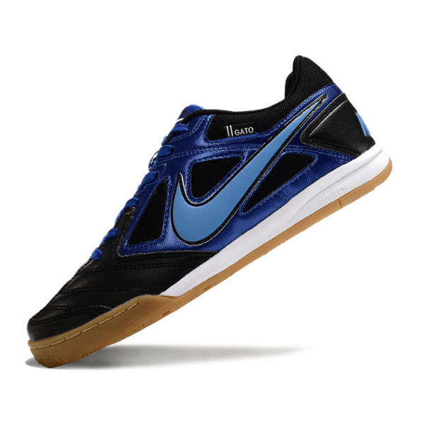Chuteira Futsal Nike SB Gato X Supreme IC Preta e Azul - VENI Futebol
