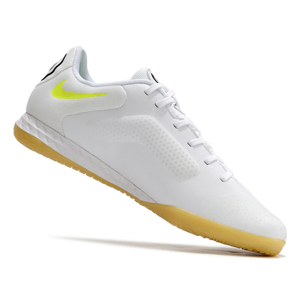 Chuteira Futsal Nike Tiempo Legend 9 Elite IC Branca e Preta - VENI Futebol