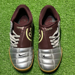 Chuteira Futsal Nike Total 90 III IC Vinho e Prata Tamanho 38
