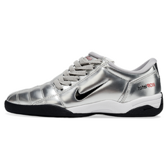 Scarpa da calcio Nike Total 90 III argento e rosso Indoor IC