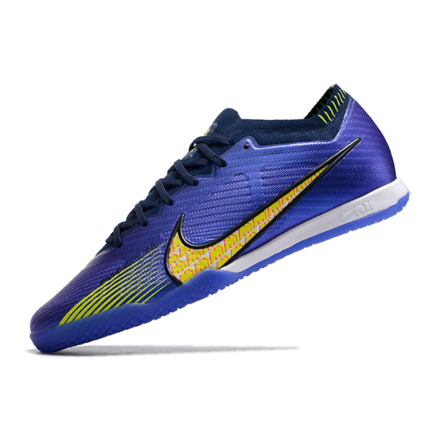 Chuteira Futsal Nike Zoom Mercurial Vapor 15 Elite IC Roxa e Verde - VENI Futebol