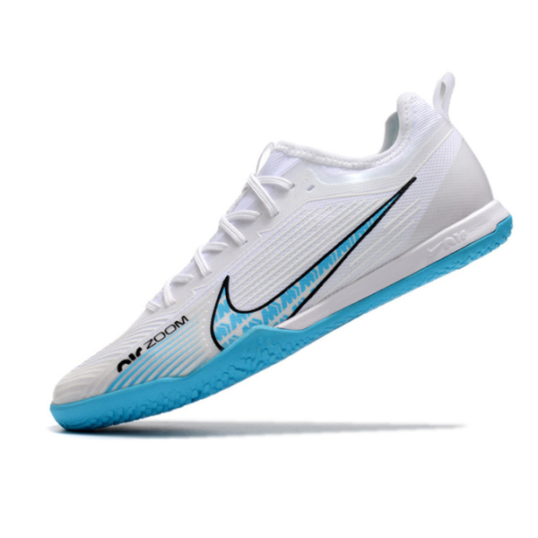 Chuteira Futsal Nike Vapor 15 Pro Zoom IC Branco e Azul - VENI Futebol