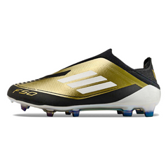 Scarpe da calcio per bambini Adidas F50 Elite Laceless Gold Triumph Pack Firm Ground FG