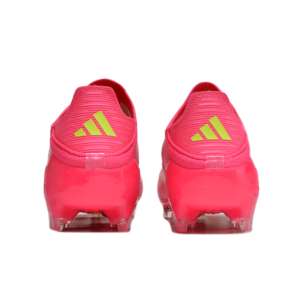 Chuteira Infantil Campo Adidas F50 Elite FG Rosa e Amarela - VENI Futebol