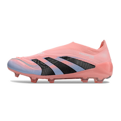 Scarpa da calcio per bambini Adidas Predator 25 Elite Laceless Pink Firm Ground FG