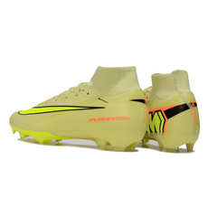 Botas de fútbol Nike Air Zoom Mercurial Superfly 10 Elite amarillas para niños, para terreno firme (FG).