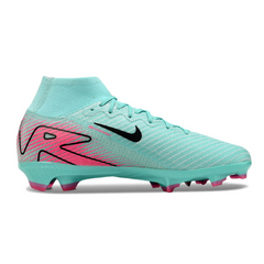 Nike Air Zoom Mercurial Superfly 10 Elite Light Blue and Pink Firm Ground FG Kids Football Boot