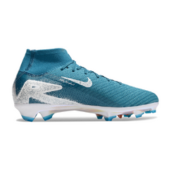 Botas de fútbol Nike Air Zoom Mercurial Superfly 10 Elite Blue Firm Ground FG para niños