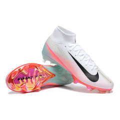 Botas de fútbol Nike Air Zoom Mercurial Superfly 10 Elite para niños, color blanco, Sam Kerr Pack, terreno firme FG