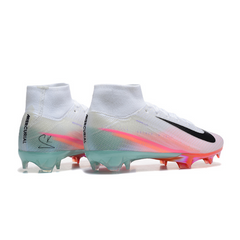 Botas de fútbol Nike Air Zoom Mercurial Superfly 10 Elite para niños, color blanco, Sam Kerr Pack, terreno firme FG