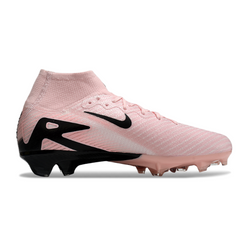 Nike Air Zoom Mercurial Superfly 10 Elite Pink and Black Firm Ground FG Kids Football Boot