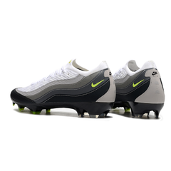 Nike Air Zoom Mercurial Vapor 16 Elite Air Max 95 White and Gray Firm Ground FG Kids Football Boot