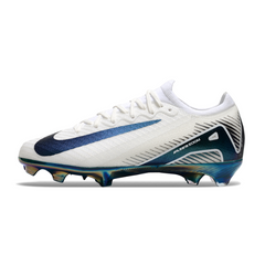 Botas de fútbol Nike Air Zoom Mercurial Vapor 16 Elite para niños, color blanco y verde, para terreno firme FG