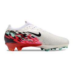 Scarpa da calcio Nike Air Zoom Mercurial Vapor 16 Elite bianca e rossa per terreni compatti FG