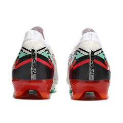 Scarpa da calcio Nike Air Zoom Mercurial Vapor 16 Elite bianca e rossa per terreni compatti FG