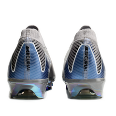 Scarpa da calcio per bambini Nike Air Zoom Mercurial Vapor 16 Elite, grigia e nera, per terreni compatti FG