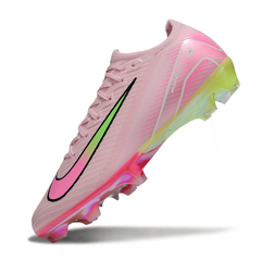 Botas de fútbol Nike Air Zoom Mercurial Vapor 16 Elite rosa claro para terreno firme FG para niños