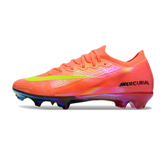 Botas de fútbol Nike Air Zoom Mercurial Vapor 16 Elite para niños, color rosa y amarillo, para terreno firme FG