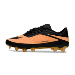 Nike Phantom Hypervenom Elite DF Orange and Black Firm Ground FG Kids Football Boot