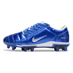 Scarpa da calcio Nike Total 90 III FG per bambini blu e bianca per terreni compatti