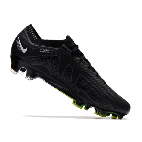 Chuteira Infantil Campo Nike Zoom Mercurial Vapor 15 Elite FG Black Shadow Pack - VENI Futebol