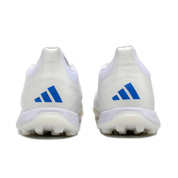 Chuteira Infantil Society Adidas Predator 30 Elite TF Branca e Azul - VENI Futebol