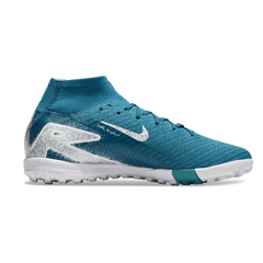 Botas de fútbol Nike Zoom Mercurial Superfly 10 Elite Kids Turf TF Azul Aguamarina