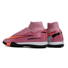 Scarpa da calcio Nike Zoom Mercurial Superfly 10 Elite per bambini, rosa chiaro, in erba sintetica