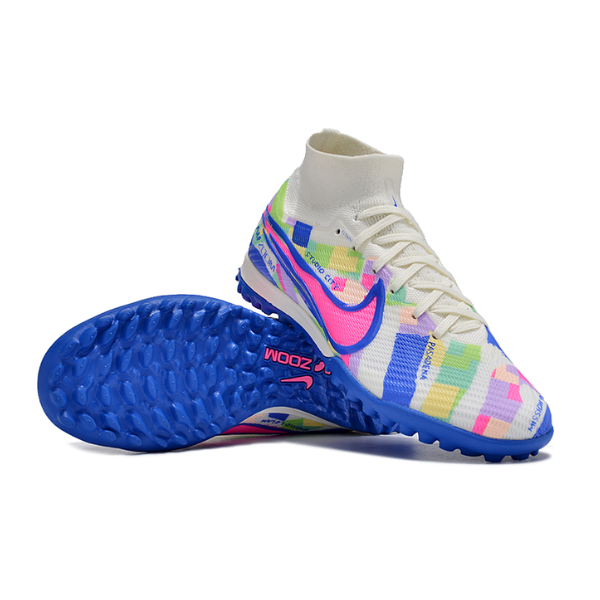 Chuteira Infantil Society Nike Zoom Mercurial Superfly 9 Elite TF SolCal Pack - VENI Futebol