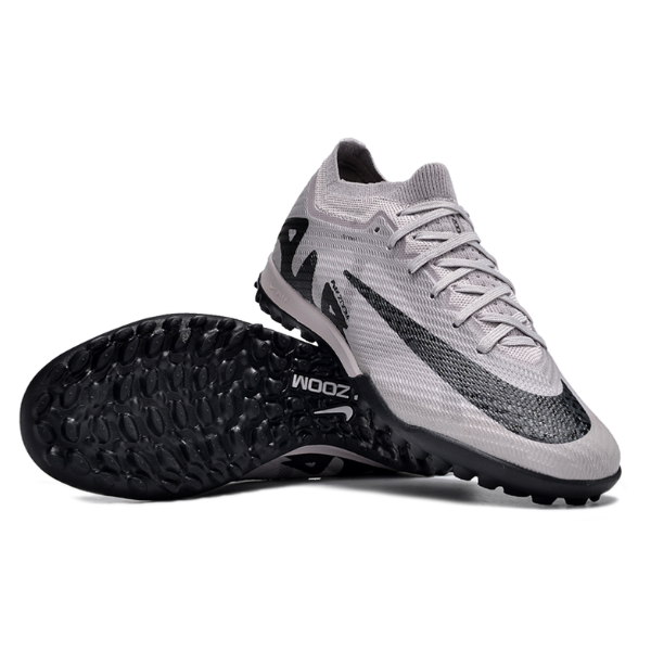 Chuteira Infantil Society Nike Zoom Mercurial Vapor 15 Elite TF Cinza - VENI Futebol