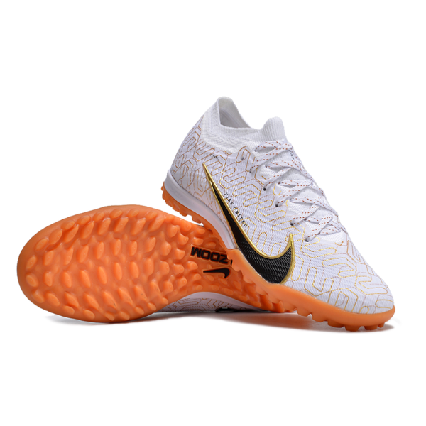 Chuteira Infantil Society Nike Zoom Mercurial Vapor 15 Elite TF Golden Touch Pack - VENI Futebol