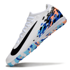 Nike Zoom Mercurial Vapor 16 Elite Kids Turf TF Football Boot White and Blue