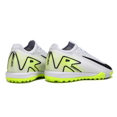 Botas de fútbol Nike Zoom Mercurial Vapor 16 Elite Turf TF para niños, color blanco y verde