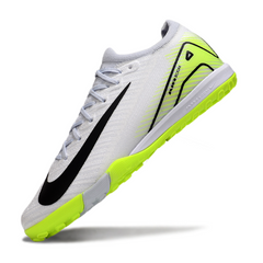 Botas de fútbol Nike Zoom Mercurial Vapor 16 Elite Turf TF para niños, color blanco y verde