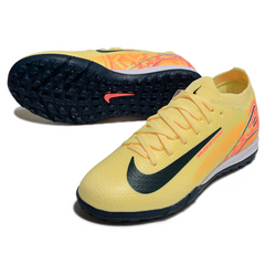 Botas de fútbol Nike Zoom Mercurial Vapor 16 Elite Mbappé Yellow Pack Turf TF para niños