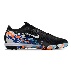 Scarpa da calcio Nike Zoom Mercurial Vapor 16 Elite per bambini, nera, blu e arancione, per terreni duri