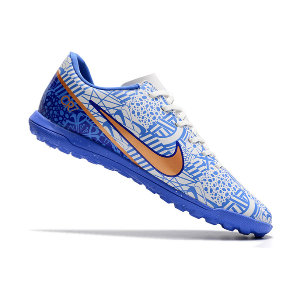 Chuteira Infantil Society Nike Vapor 15 Club TF Azul CR7 - VENI Futebol