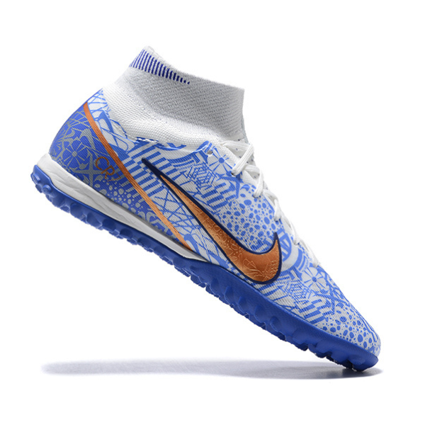 Chuteira Infantil Society Nike Zoom Mercurial Superfly 9 Elite TF Azul CR7 Pack - VENI Futebol