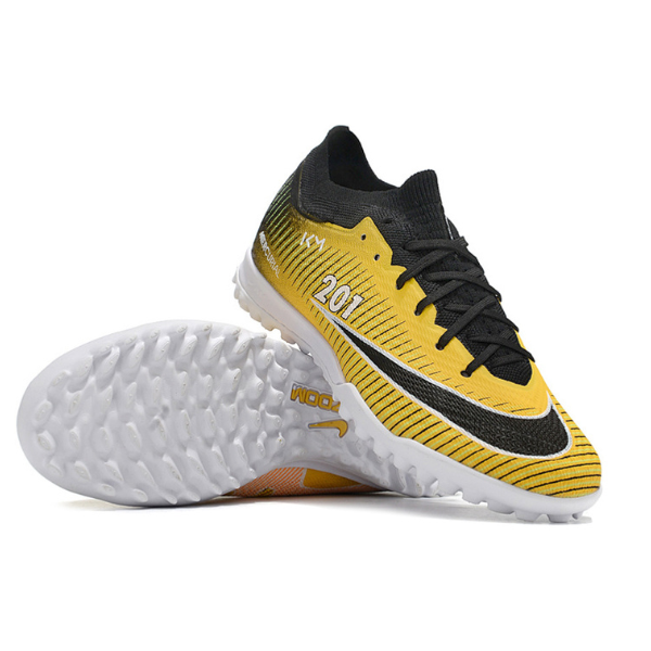 Chuteira Infantil Society Nike Zoom Mercurial Vapor 15 Elite TF Amarela e Preta - VENI Futebol