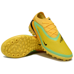 Scarpa da calcio Nike Phantom 6 Pro Turf TF gialla e verde per bambini