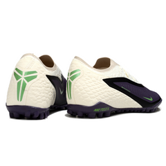 Scarpa da calcio Nike Phantom 6 Pro Turf TF bianca e viola per bambini