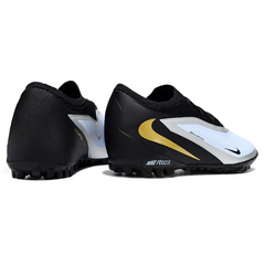 Scarpa da calcio Nike Phantom 6 Pro Kids Turf TF nera e blu chiaro