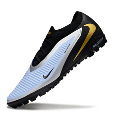 Scarpa da calcio Nike Phantom 6 Pro Kids Turf TF nera e blu chiaro