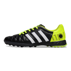 Adidas Adipure 11Pro Black and Green Turf TF Football Boot